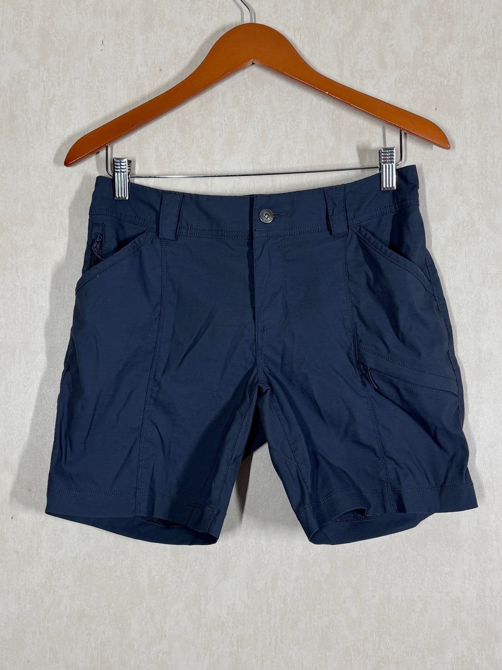 Duluth Trading Co Women’s Dry on the Fly 7" Shorts Outdoor UPF 50 in Gray 6